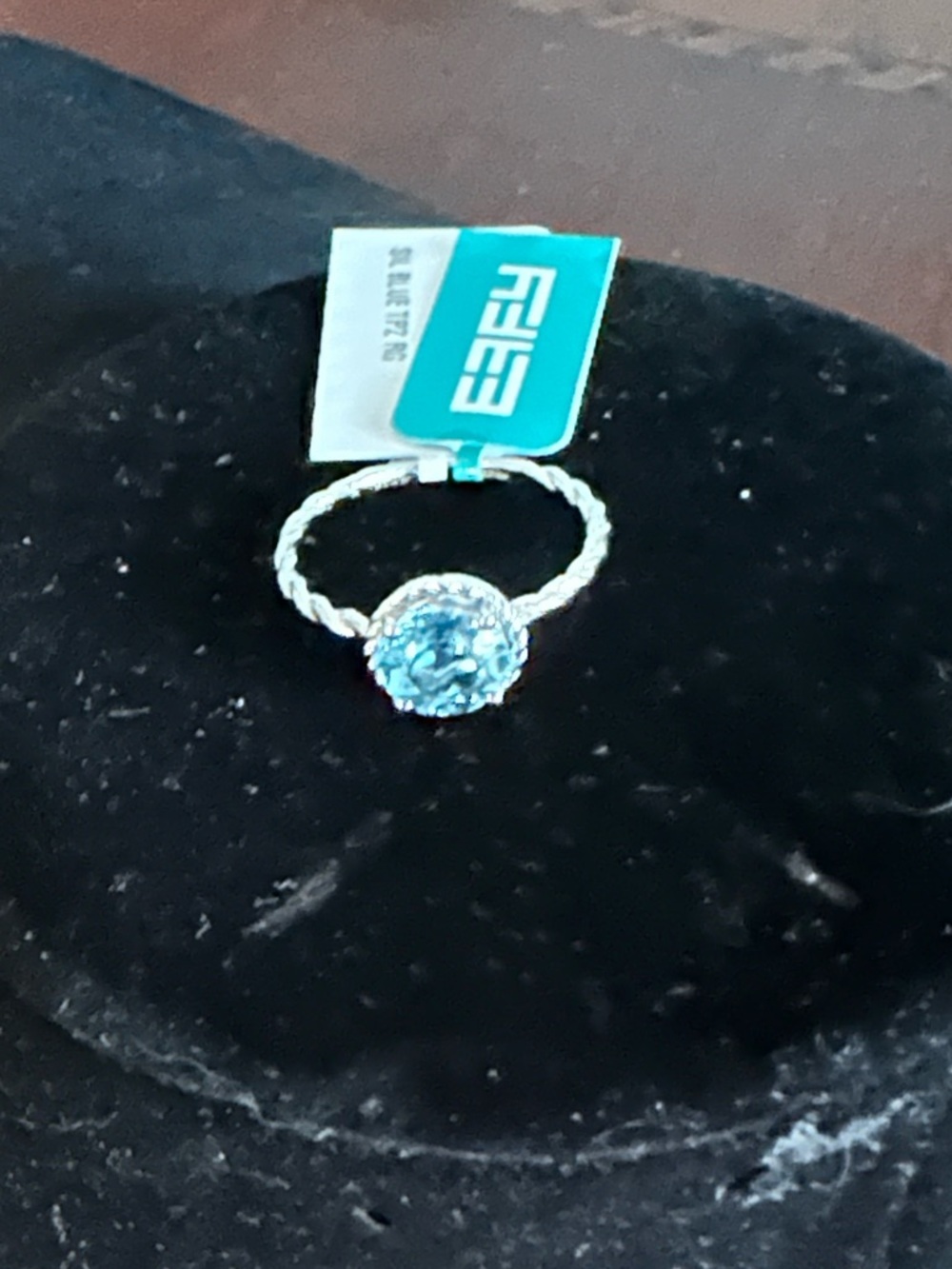 Effy Blue Topaz Twist Band Ring - Picture 13 of 14